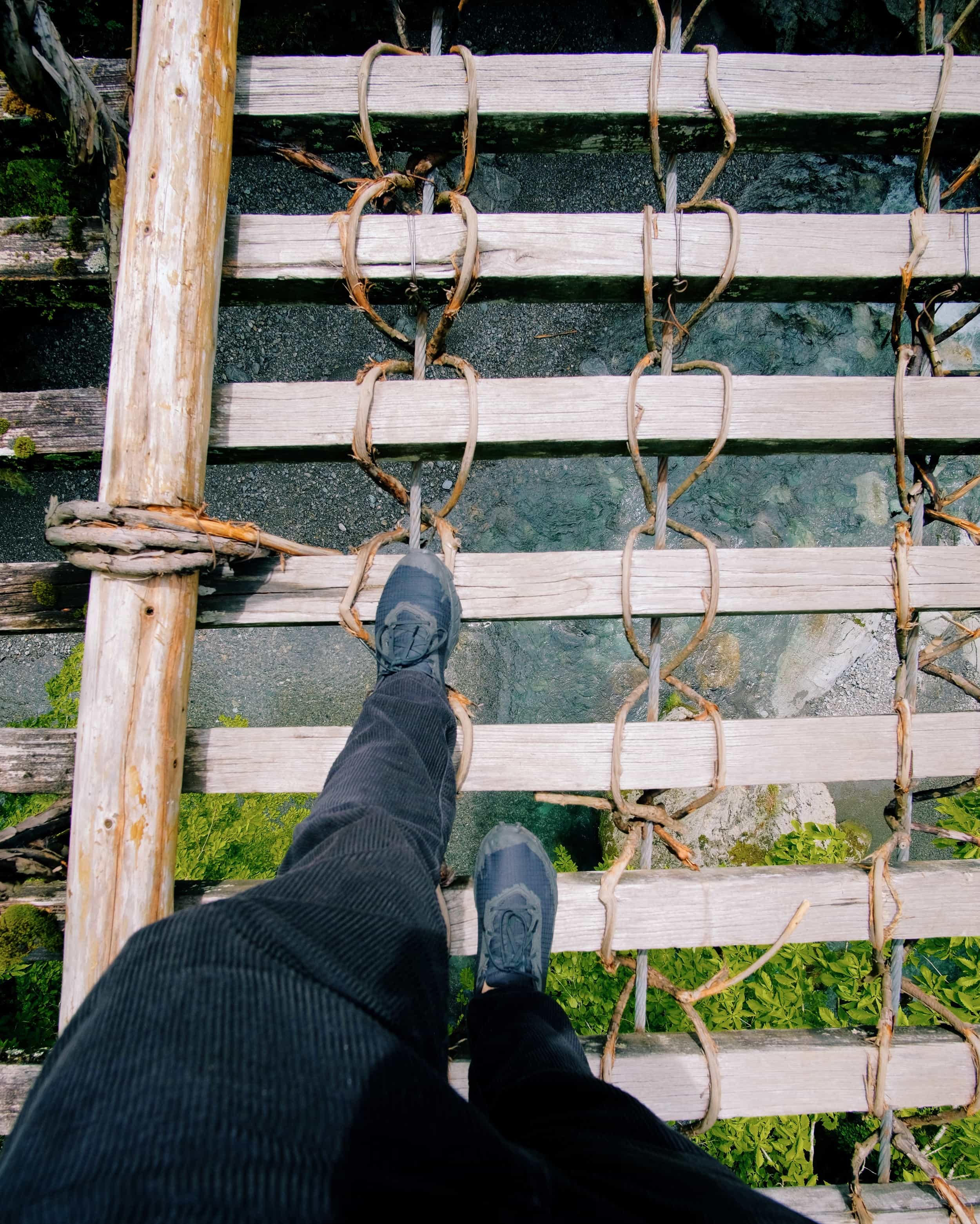 Walking on Wooden Beams