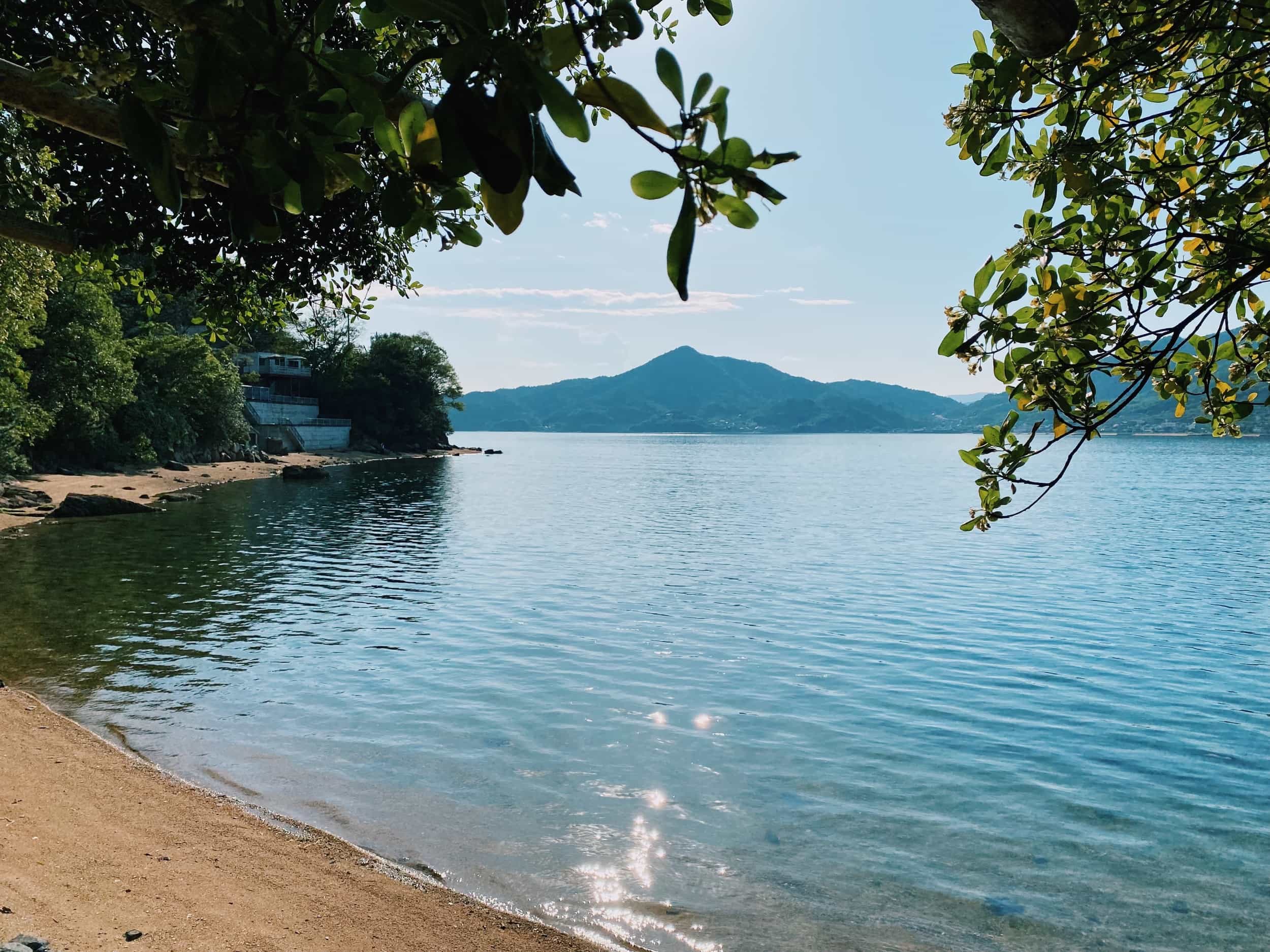 Private Beach of the accomodation