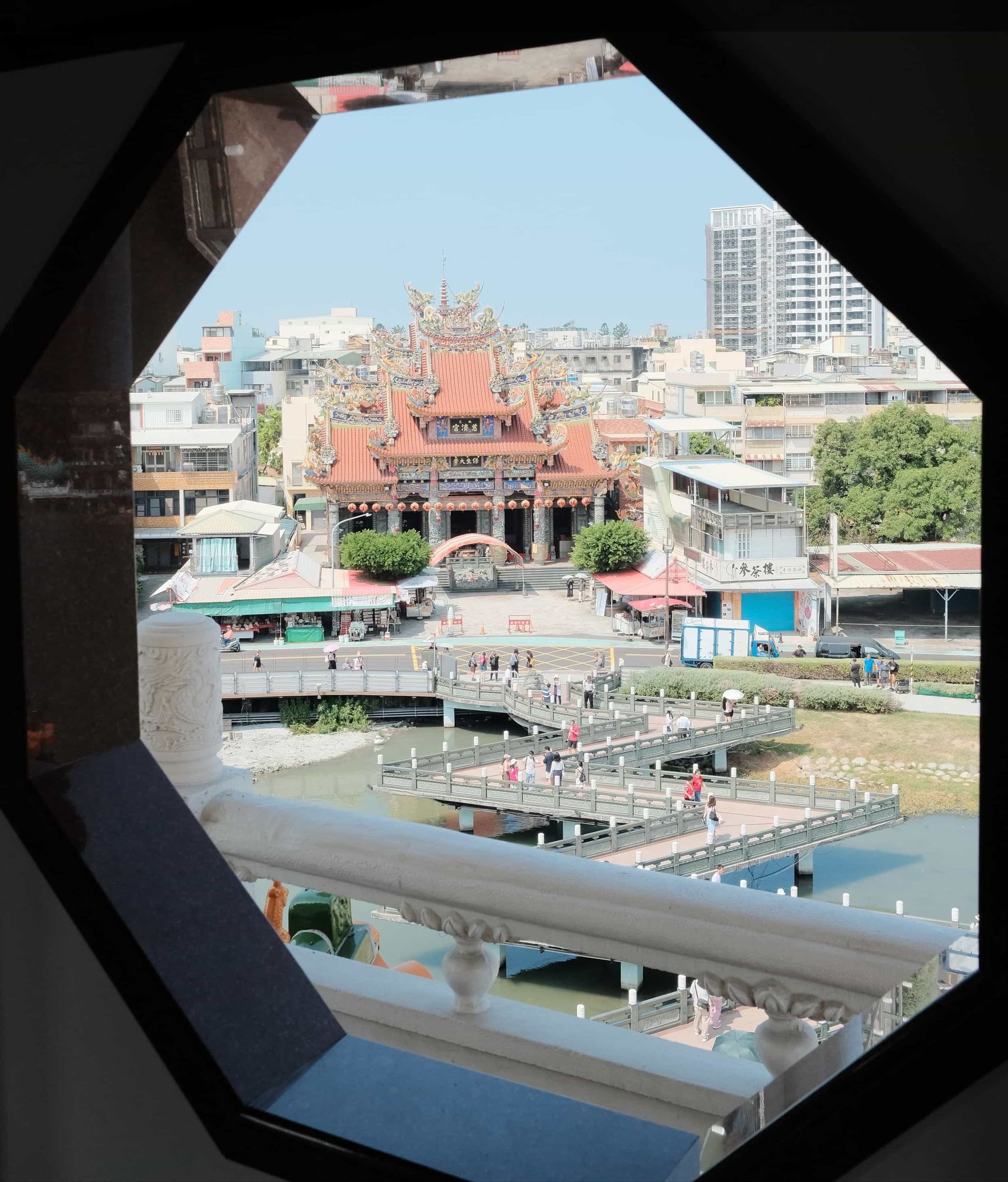 View from Dragon and Tiger Pagodas in Kaohsiung