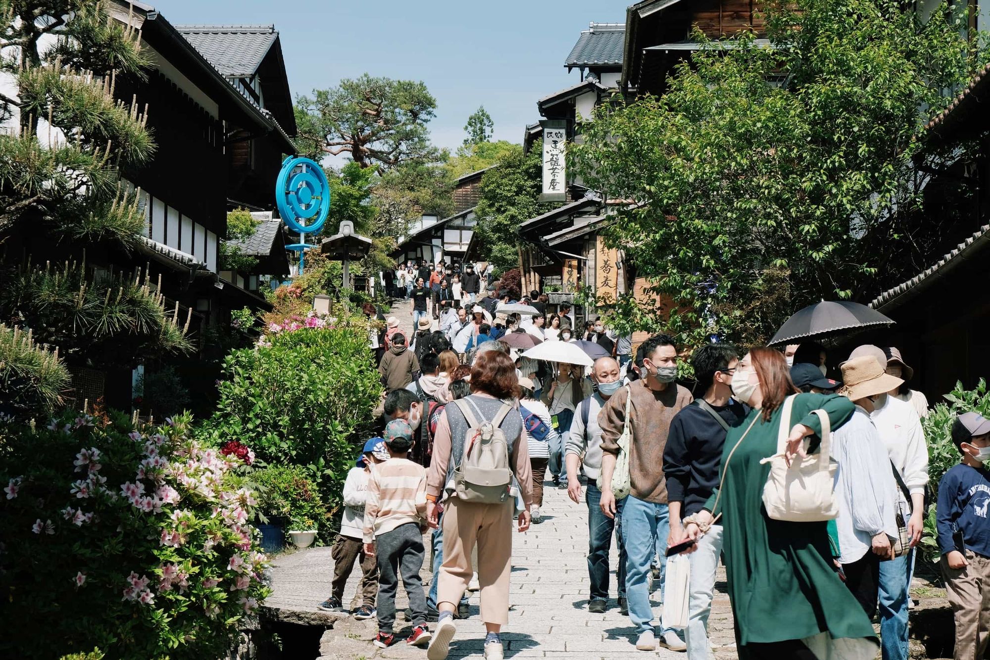 Overcrowded Magome-Juku