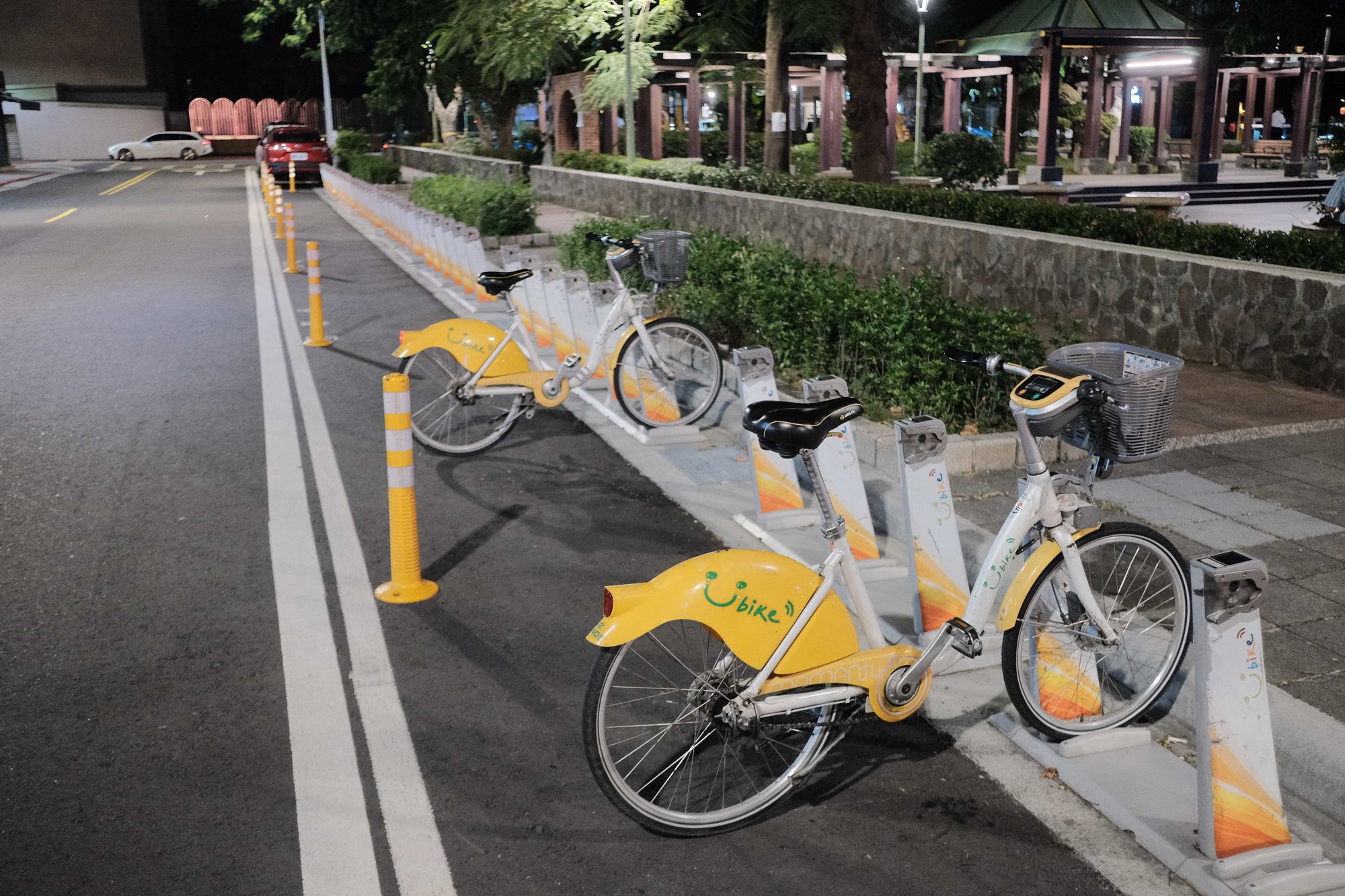 YouBike Station at night