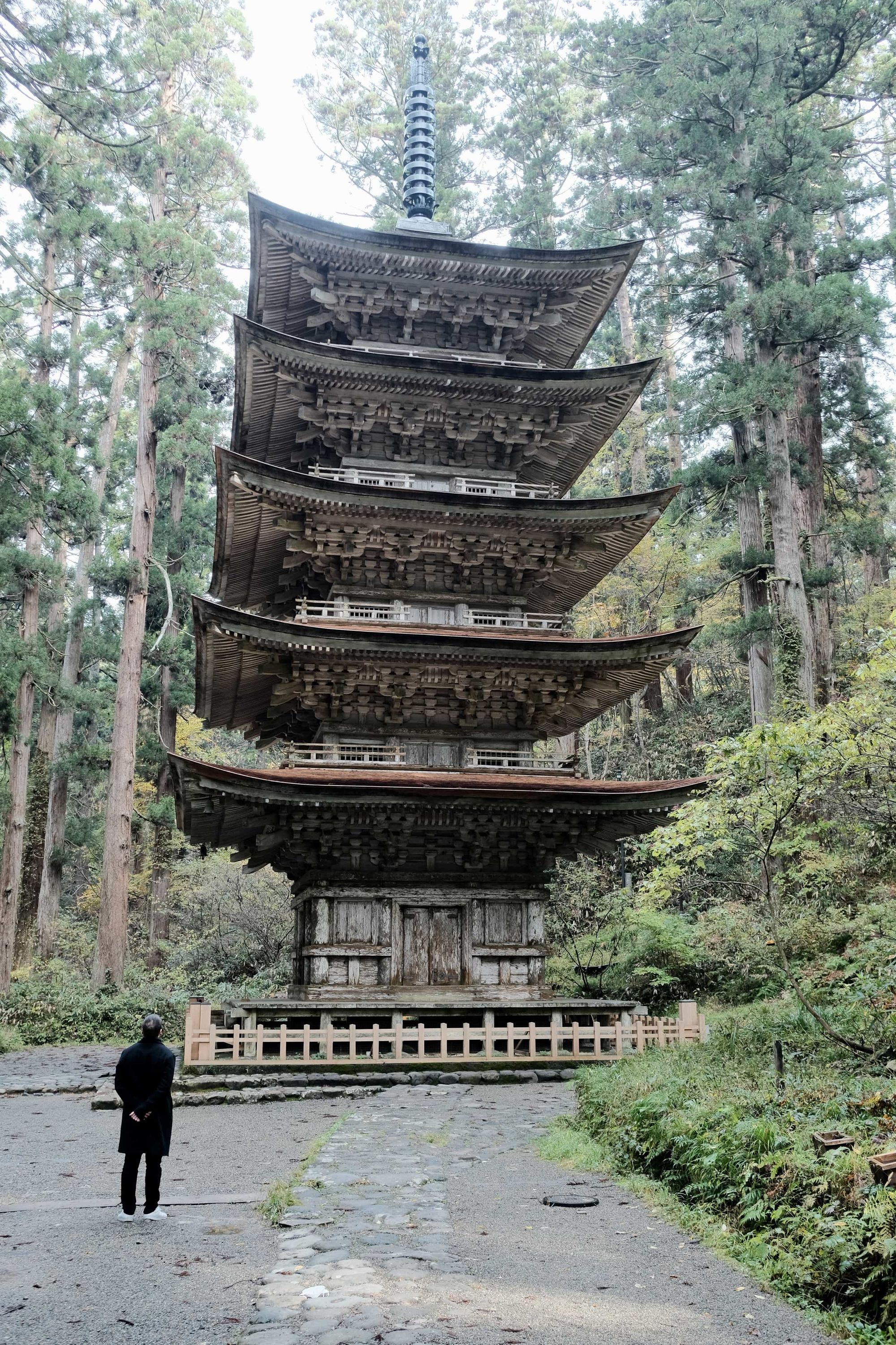 Five Story Pagoda up close